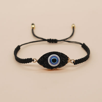 Ig Style Devil's Eye Plastic Resin Handmade Women's Bracelets