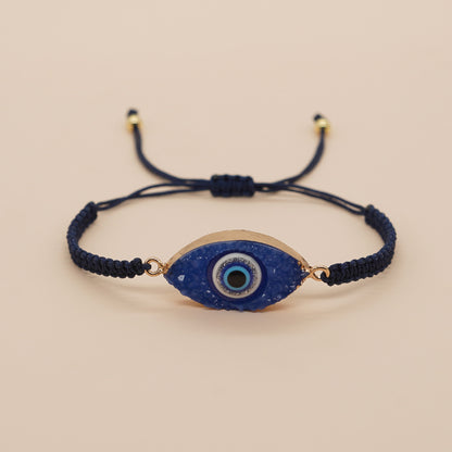 Ig Style Devil's Eye Plastic Resin Handmade Women's Bracelets