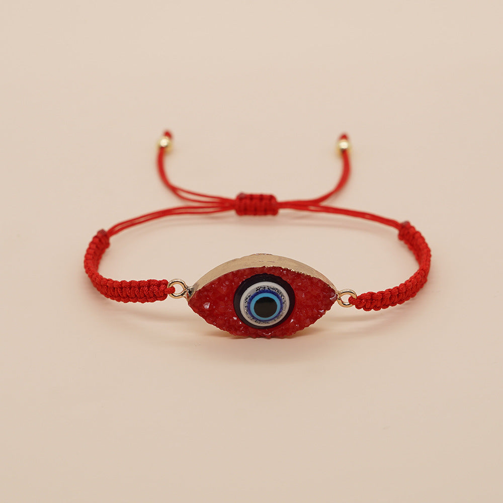 Ig Style Devil's Eye Plastic Resin Handmade Women's Bracelets