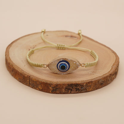 Ig Style Devil's Eye Plastic Resin Handmade Women's Bracelets