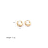 1 Pair Ig Style Geometric Irregular Polishing Plating Copper 18k Gold Plated Earrings Ear Studs