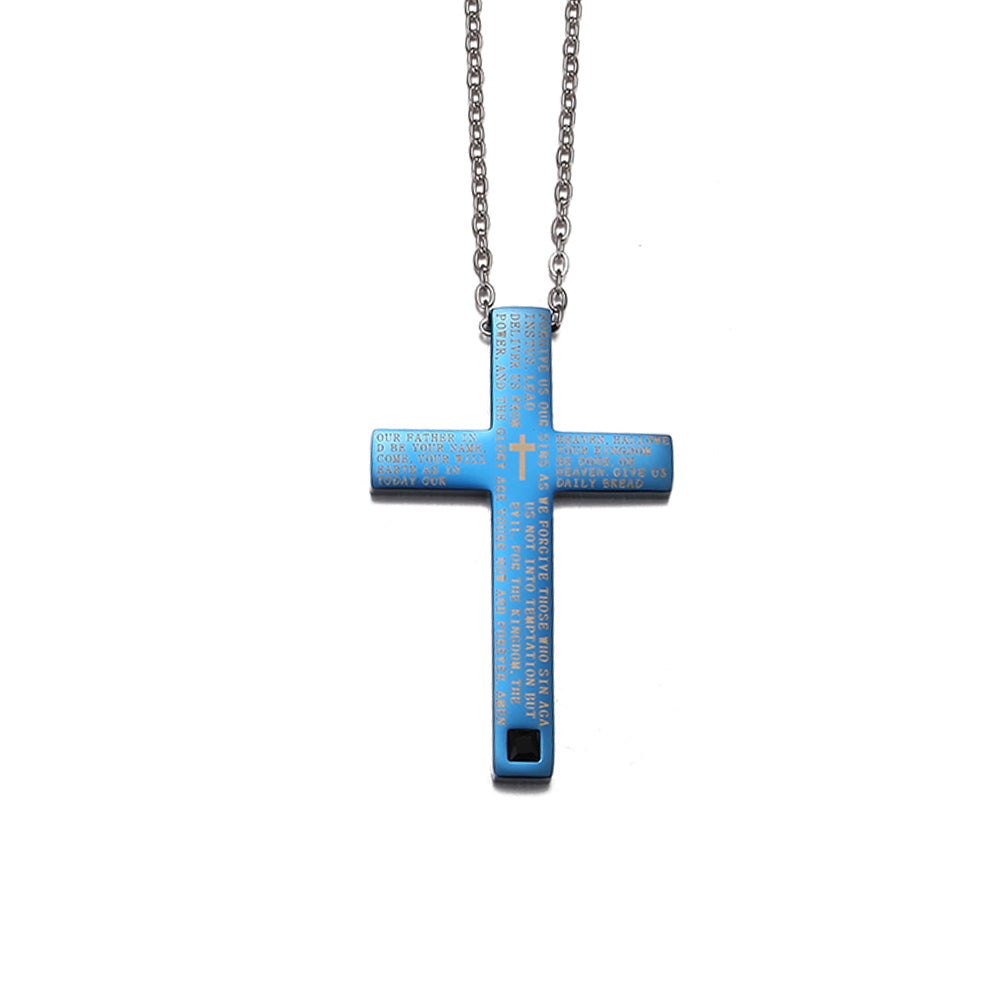 Casual Retro Cross 304 Stainless Steel Men'S