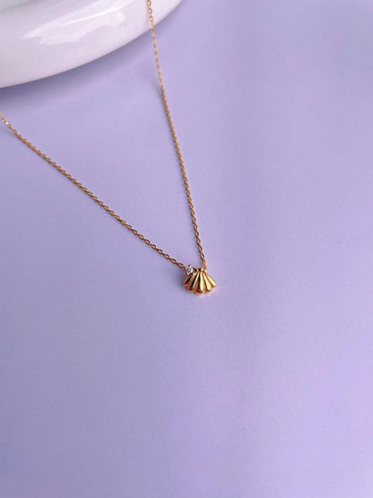 Basic Shell Sterling Silver Necklace In Bulk