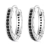 1 Pair Glam Romantic Square Inlay Sterling Silver Zircon Ear Cuffs