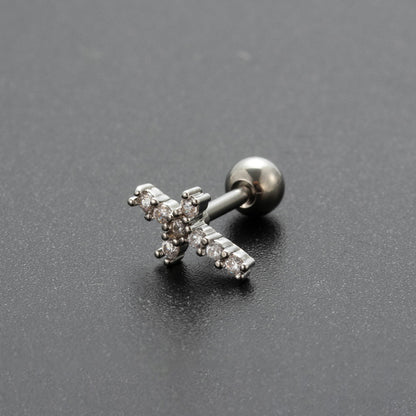 Lady Flower Metal Earrings