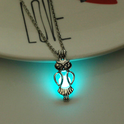Wholesale Jewelry Luminous Mermaid Pendant Necklace Gooddiy