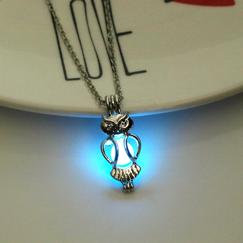 Wholesale Jewelry Luminous Mermaid Pendant Necklace Gooddiy