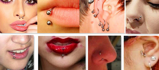 Simple Style U Shape Stainless Steel Lip Stud Nose Ring In Bulk