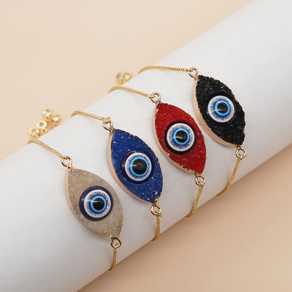 Basic Modern Style Devil's Eye Resin Women's Bracelets