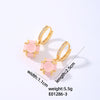 1 Pair Casual Elegant Simple Style Ball Plating Inlay Copper Zircon Gold Plated Drop Earrings