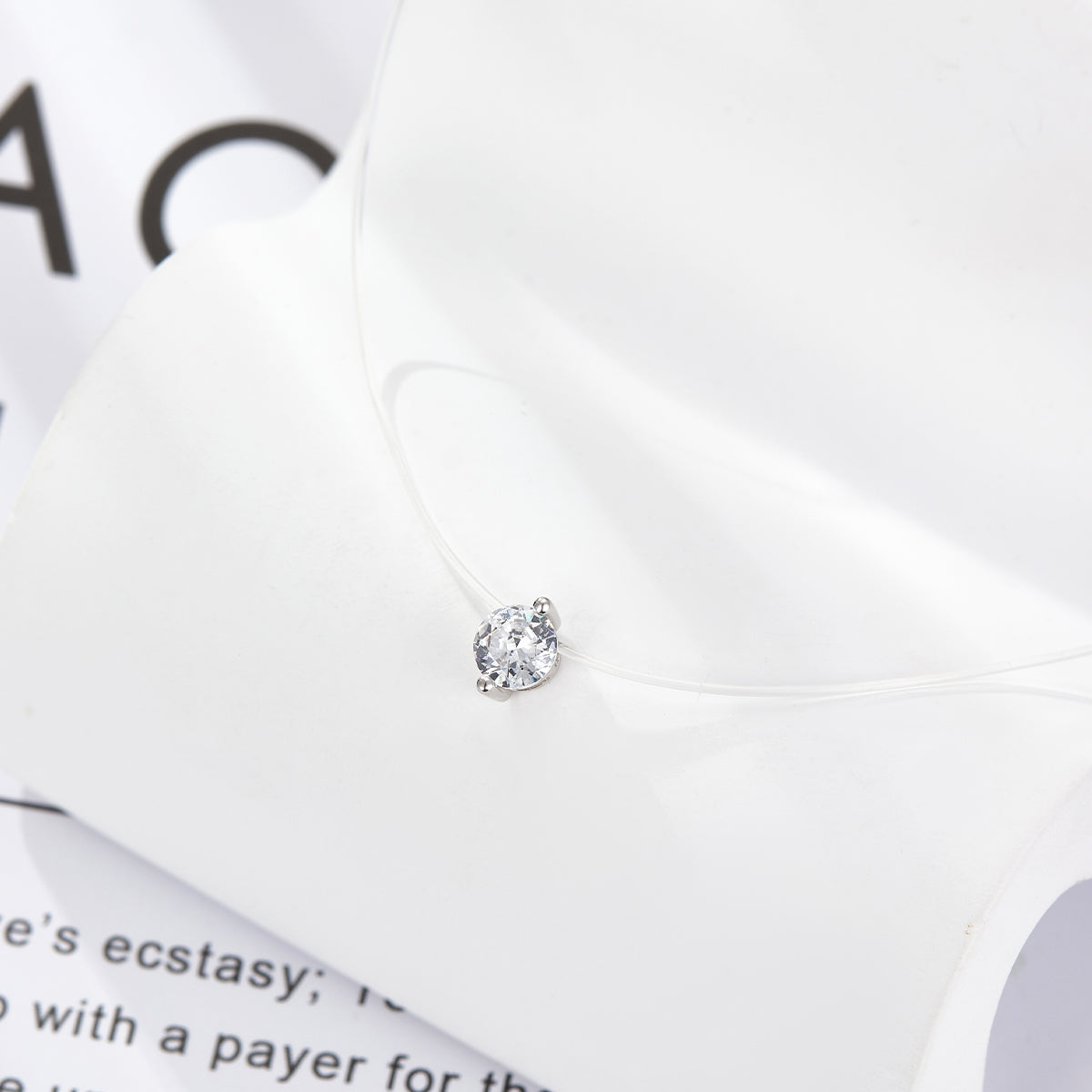 Cute Sweet Simple Style Solid Color Sterling Silver Plating Inlay Zircon White Gold Plated Choker