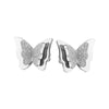 1 Pair Elegant Lady Butterfly Plating Stainless Steel 18k Gold Plated Drop Earrings Earrings Ear Studs