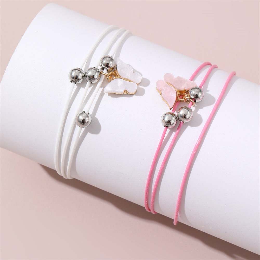 Cute Sweet Butterfly Rope Butterfly Women's Bracelets