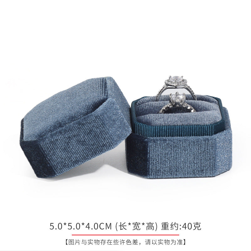 Fashion Solid Color Composite Material Jewelry Boxes 1 Piece