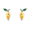 1 Pair Sweet Simple Style Flower Plating Inlay Copper Zircon Gold Plated Ear Studs