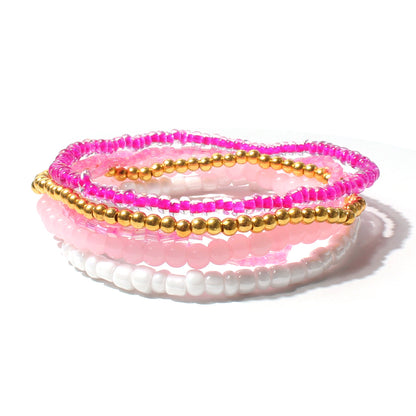 Bohemian Color Block Seed Bead Wholesale Bracelets