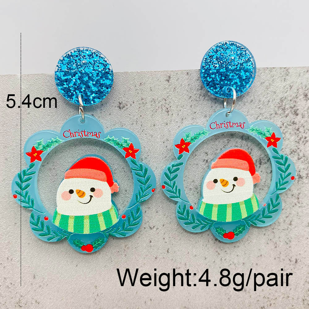 Wholesale Jewelry Cartoon Style Cartoon Character Arylic Drop Earrings