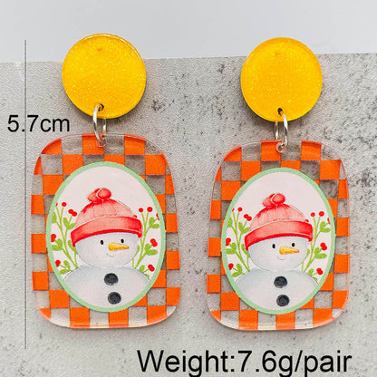 Wholesale Jewelry Cartoon Style Cartoon Character Arylic Drop Earrings