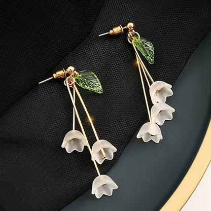 1 Pair Elegant Glam Luxurious Animal Flower Plating Inlay Alloy Rhinestones 24k Gold Plated Earrings