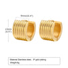 1 Pair Simple Style Streetwear Solid Color Plating Stainless Steel Hoop Earrings