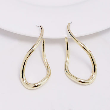 Wholesale Jewelry Modern Style Simple Style Rhombus Alloy Gold Plated Silver Plated Plating Ear Studs