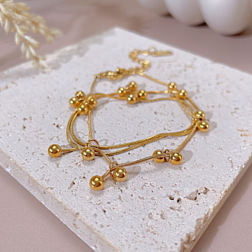 Simple Style Geometric Stainless Steel Plating Gold Plated Necklace