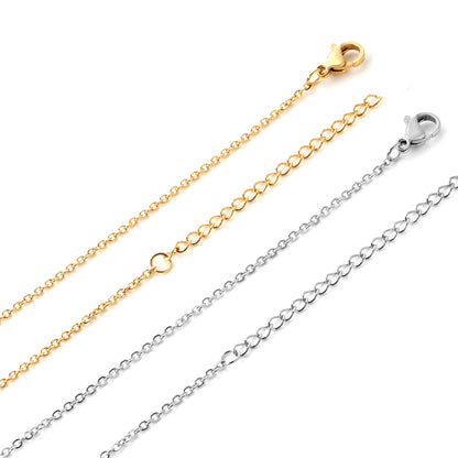 Simple Style Geometric Stainless Steel Plating Necklace 1 Piece