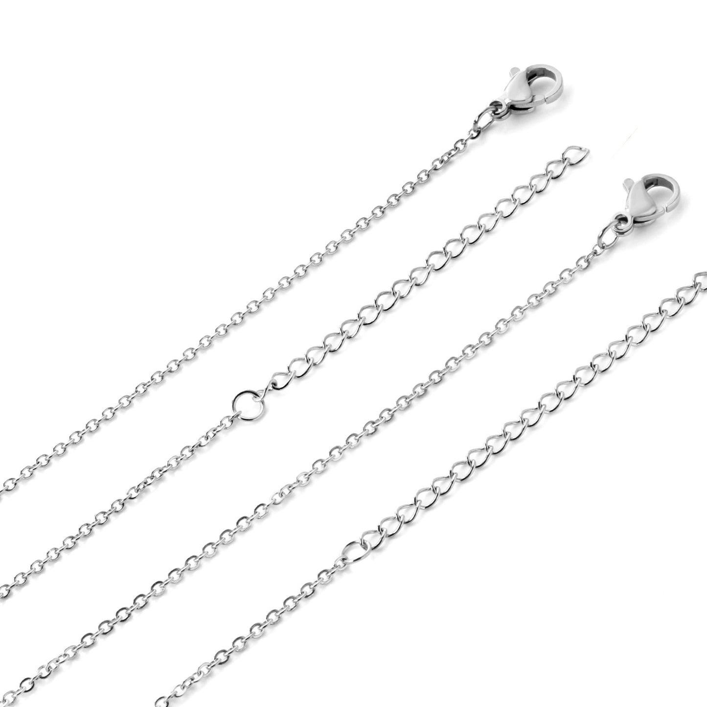 Simple Style Geometric Stainless Steel Plating Necklace 1 Piece