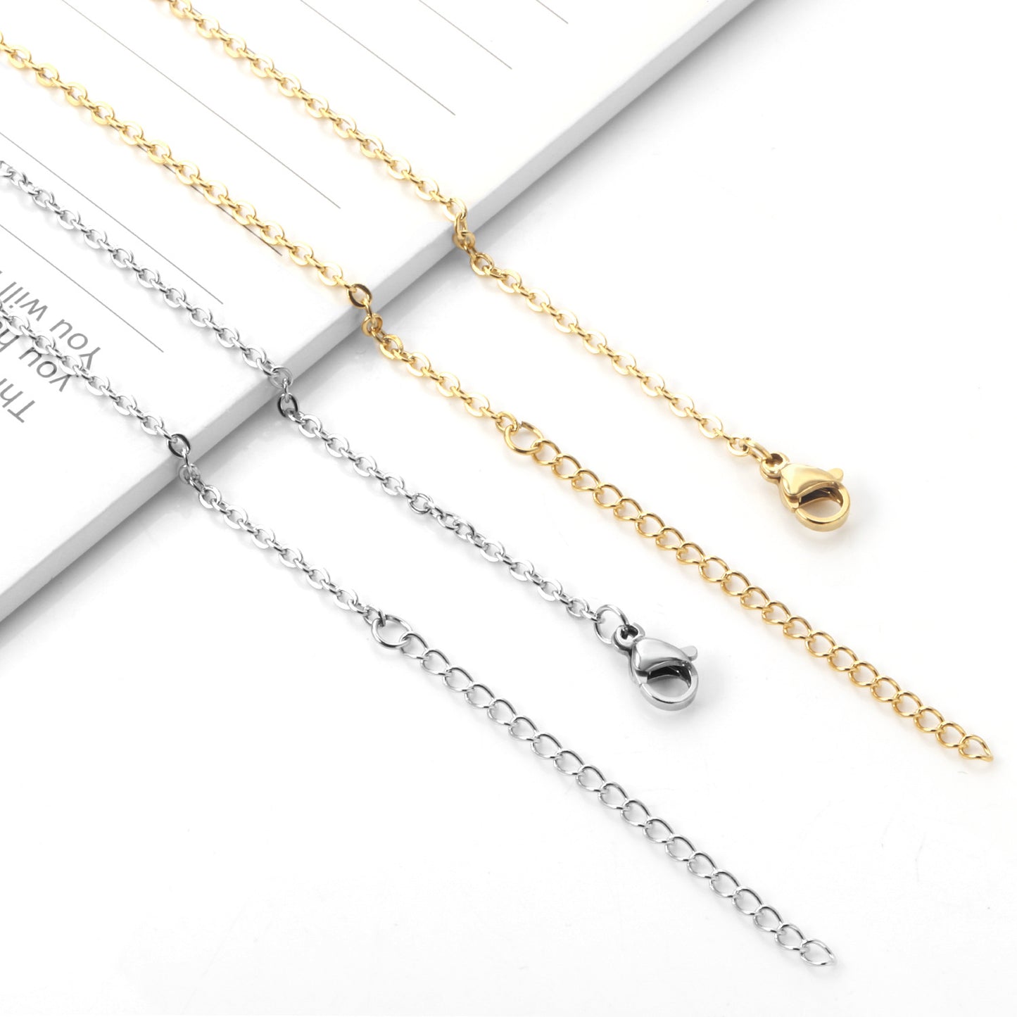 Simple Style Geometric Stainless Steel Plating Necklace 1 Piece