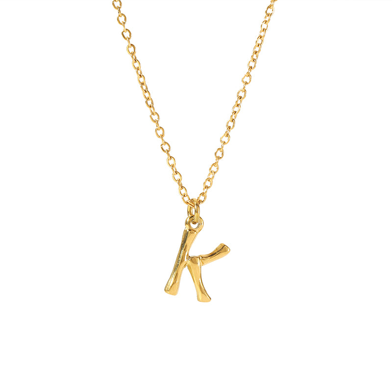 Simple Style Letter Stainless Steel Plating 18k Gold Plated Sweater Chain