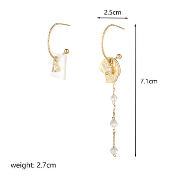 1 Pair Retro Flower Plating Inlay Copper Zircon 18k Gold Plated Drop Earrings