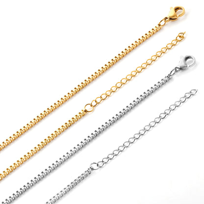 Simple Style Geometric Stainless Steel Plating Necklace 1 Piece