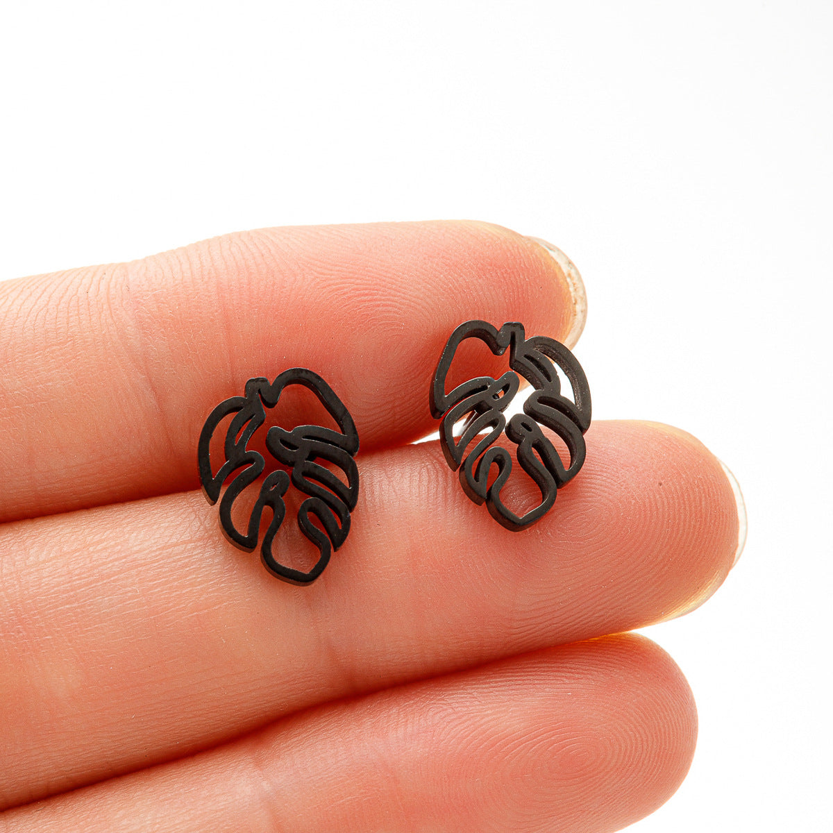 1 Pair Simple Style Flower Plating 304 Stainless Steel 18K Gold Plated Ear Studs