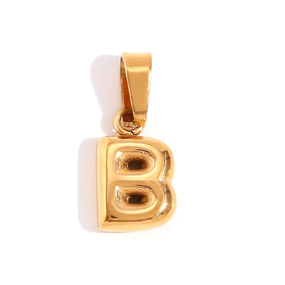 1 Piece Stainless Steel 18K Gold Plated Polished Pendant