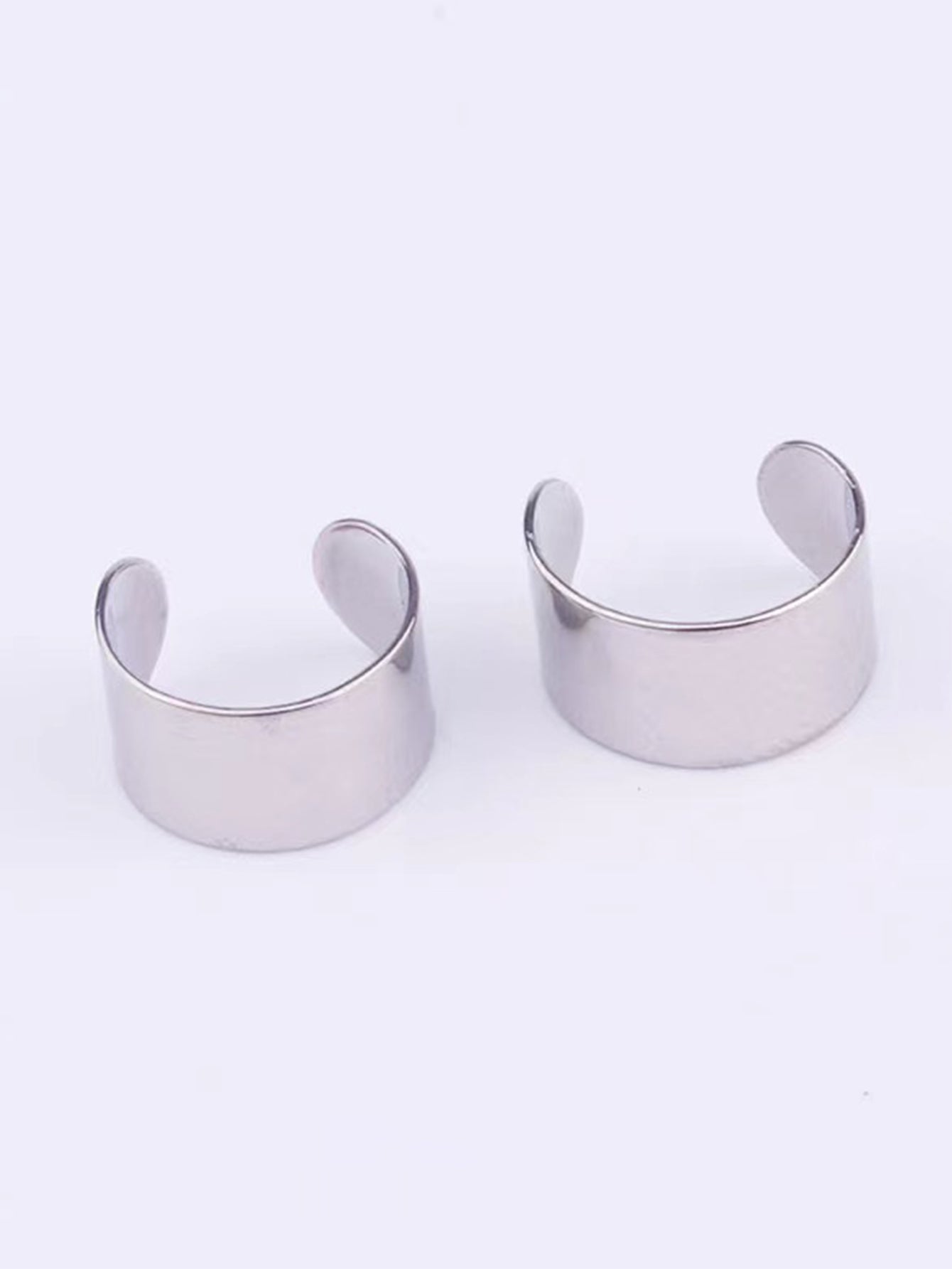 1 Piece Hip-hop Simple Style C Shape Plating Metal Stainless Steel 18k Gold Plated Ear Cuffs