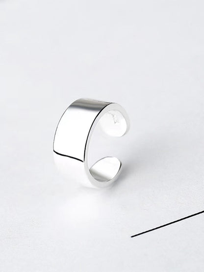 1 Piece Hip-hop Simple Style C Shape Plating Metal Stainless Steel 18k Gold Plated Ear Cuffs