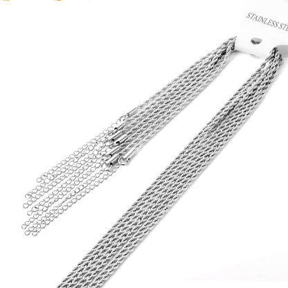 Simple Style Geometric Stainless Steel Plating Necklace 1 Piece