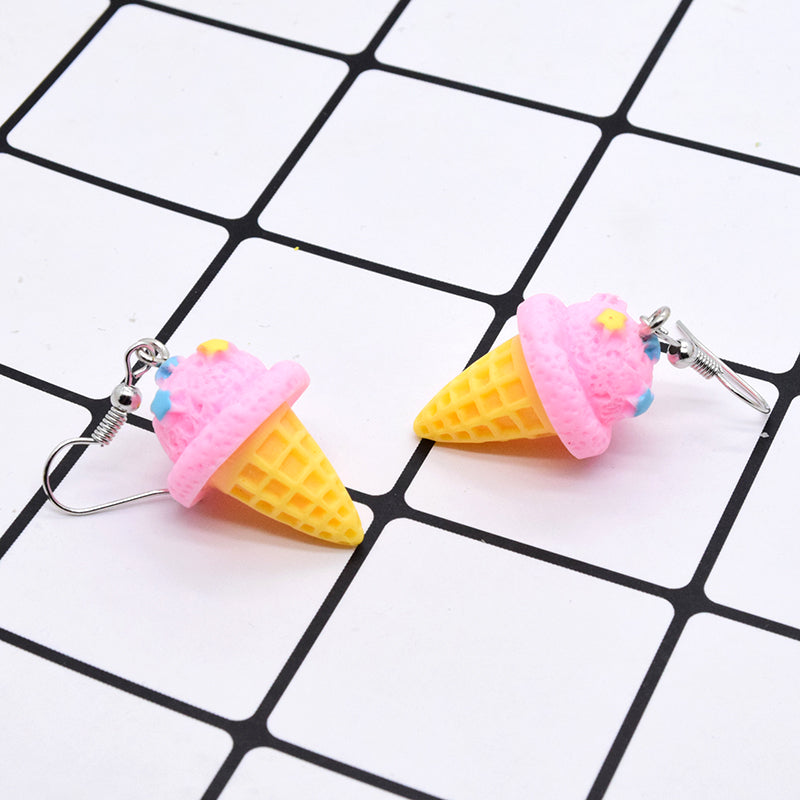 1 Pair Cute Sweet Simple Style Cartoon Resin Drop Earrings