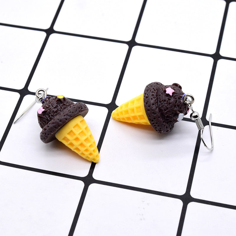 1 Pair Cute Sweet Simple Style Cartoon Resin Drop Earrings