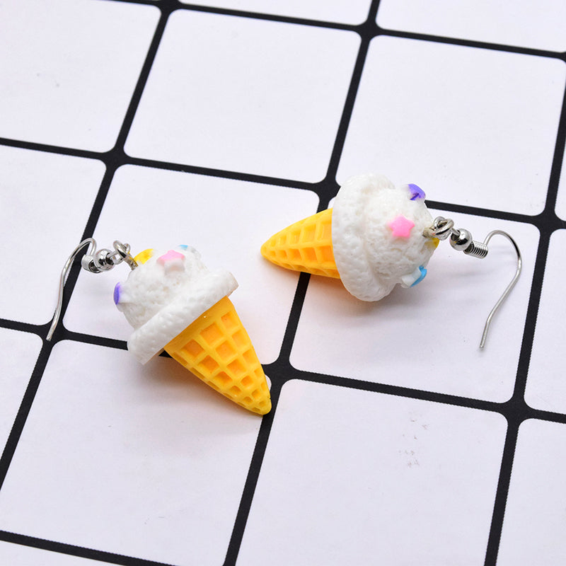 1 Pair Cute Sweet Simple Style Cartoon Resin Drop Earrings