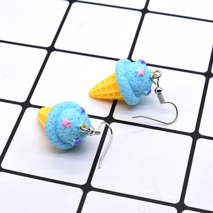 1 Pair Cute Sweet Simple Style Cartoon Resin Drop Earrings