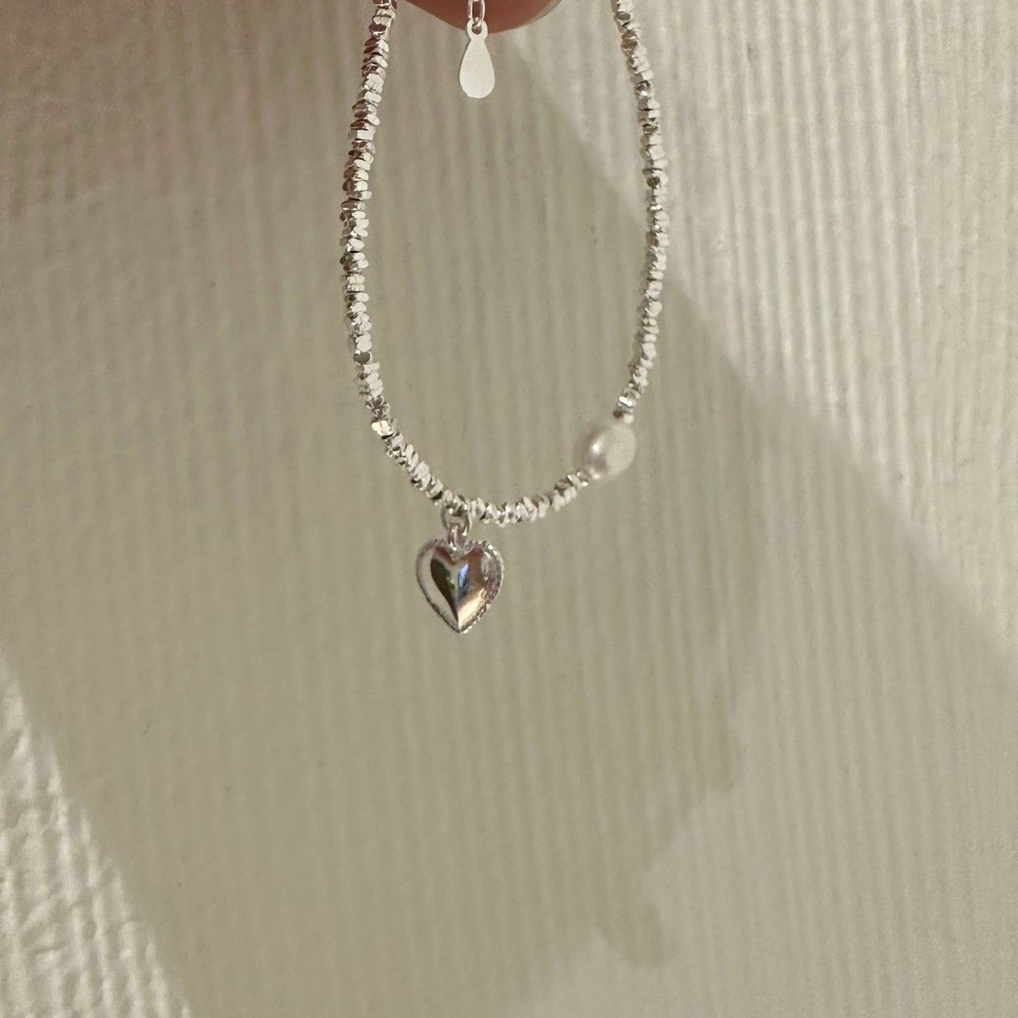 Simple Style Heart Shape Sterling Silver Plating Bracelets
