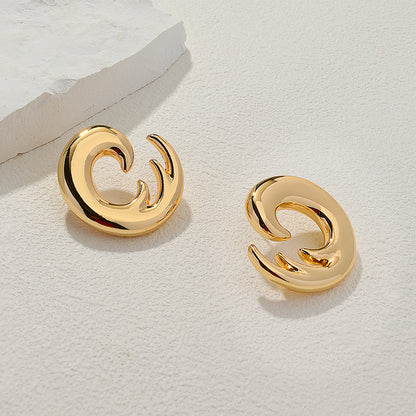 Wholesale Jewelry Nordic Style Retro Geometric Alloy Earrings