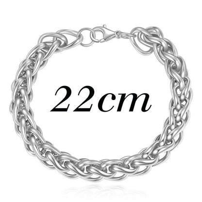 Wholesale Simple Style Solid Color Titanium Steel Plating Gold Plated Bracelets