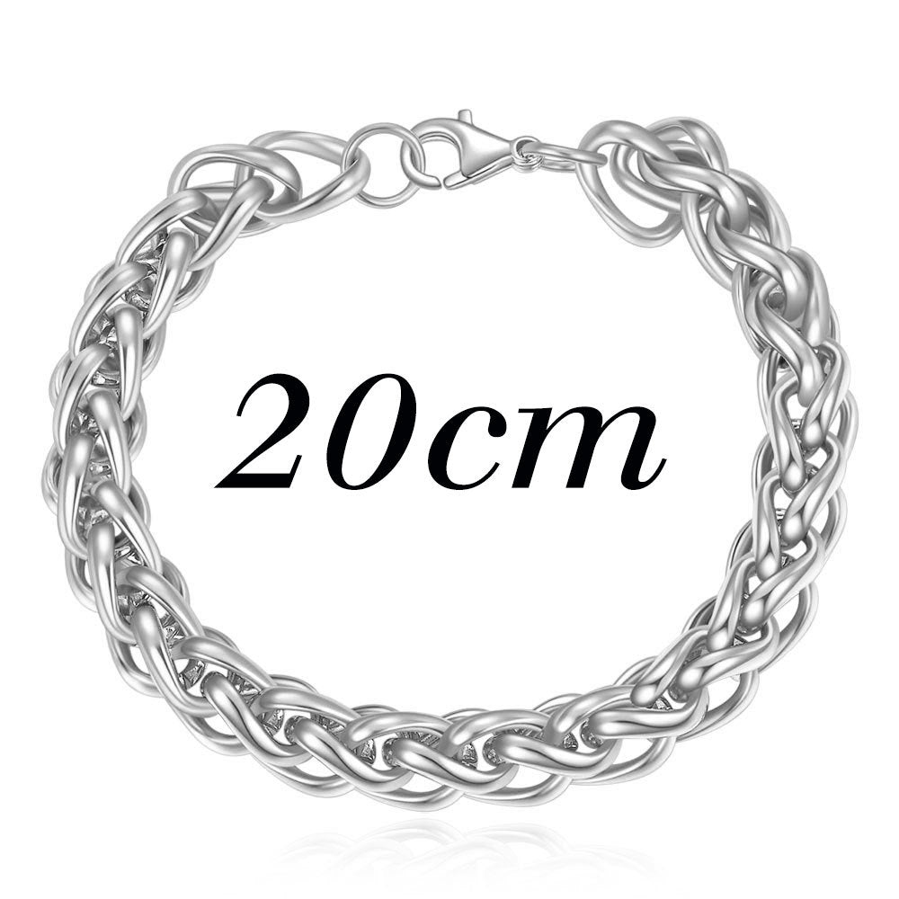 Wholesale Simple Style Solid Color Titanium Steel Plating Gold Plated Bracelets