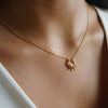 Retro Star Moon Copper Plating Inlay Zircon Pendant Necklace