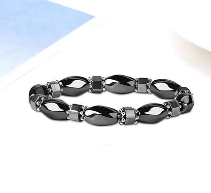 Simple Style Solid Color Obsidian Beaded Unisex Bracelets