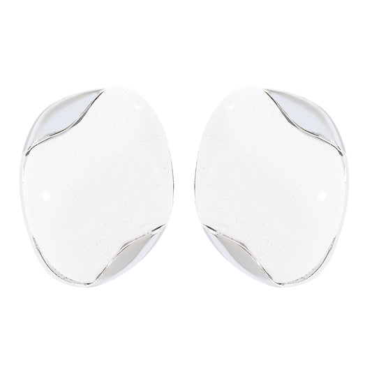 Wholesale Jewelry Modern Style Sweet Simple Style Geometric Alloy Resin Ear Studs