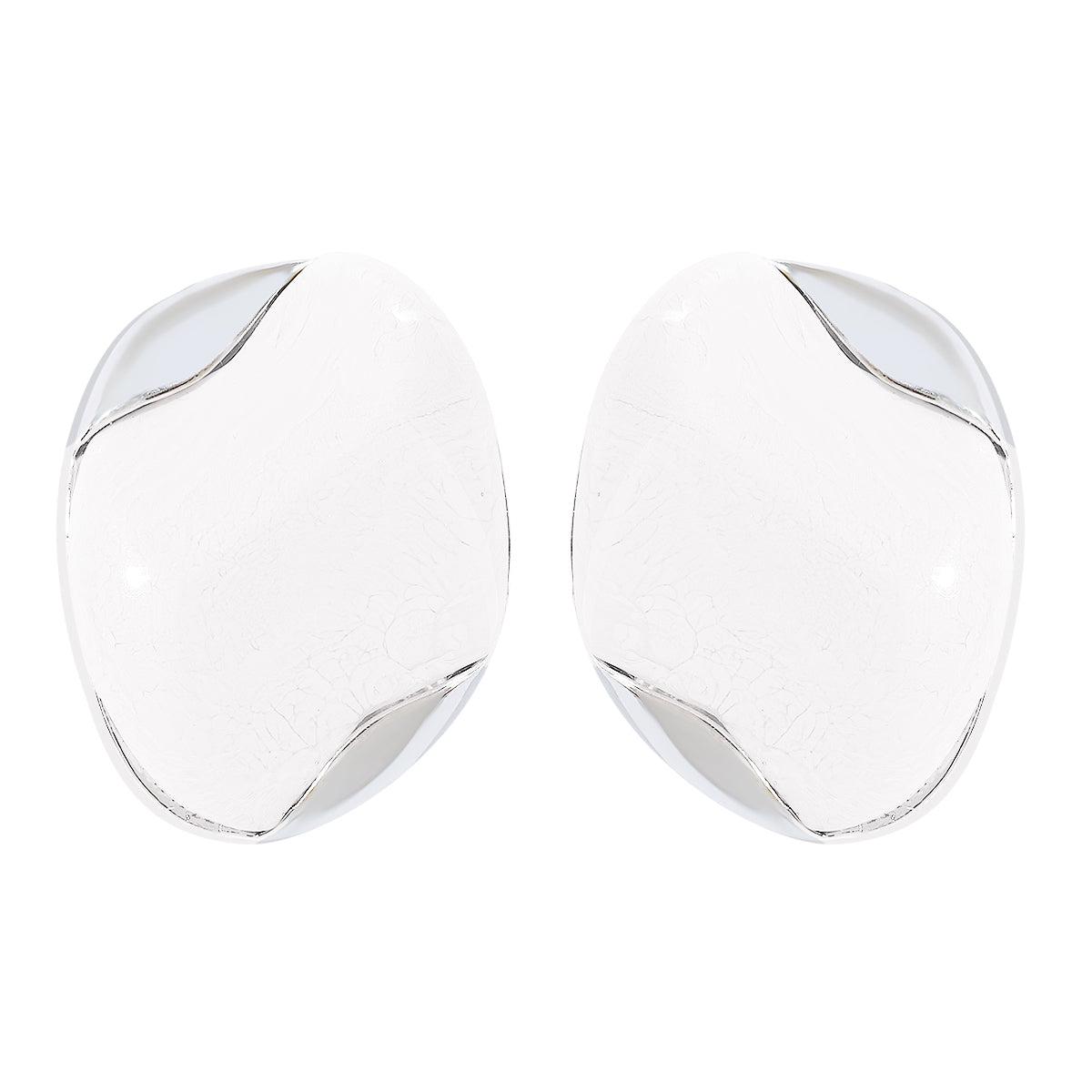 Wholesale Jewelry Modern Style Sweet Simple Style Geometric Alloy Resin Ear Studs