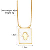 Modern Style Simple Style Crown Copper 18k Gold Plated Pendant Necklace In Bulk